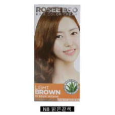 Thuốc nhuộm tóc Rosee Eco (Nâu Sáng) N8